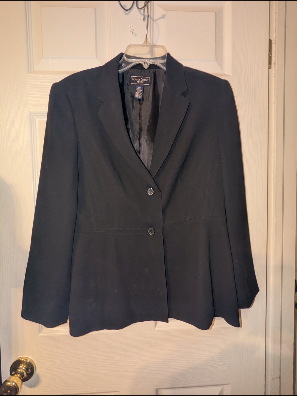 Laura Scott Petite Two-Button Corporate Blazer